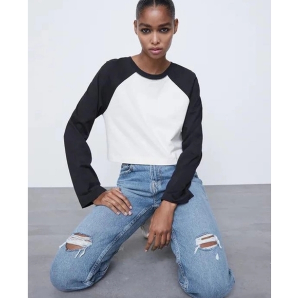 NWT Zara Classic Mom Fit Ankle Length Jeans - Picture 3 of 7